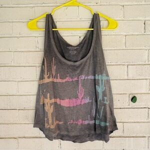 American Eagle Flowy Crop Tank